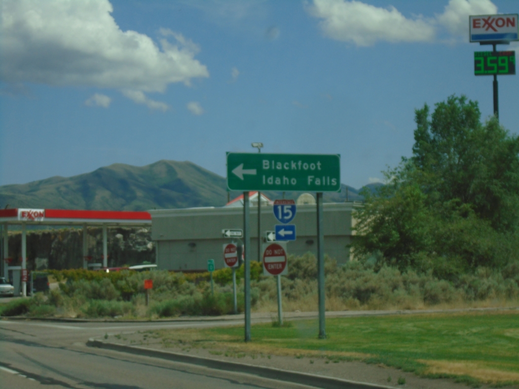 BL-15 South (S 5th Ave) at I-15 North