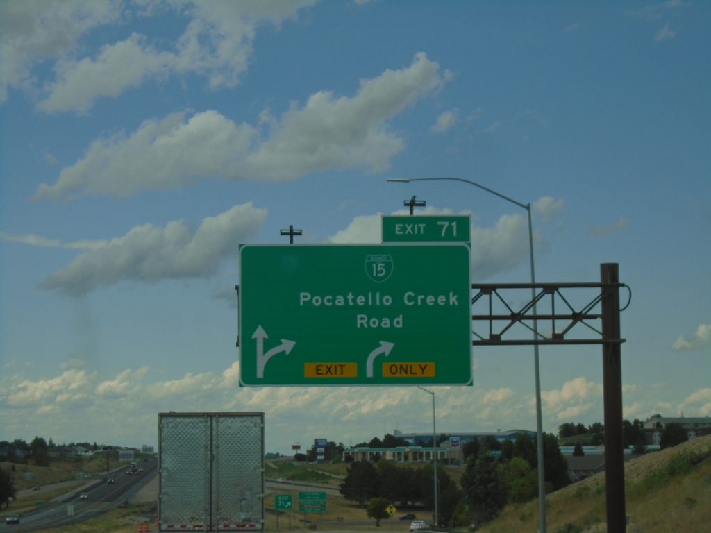 I-15 North - Exits 71