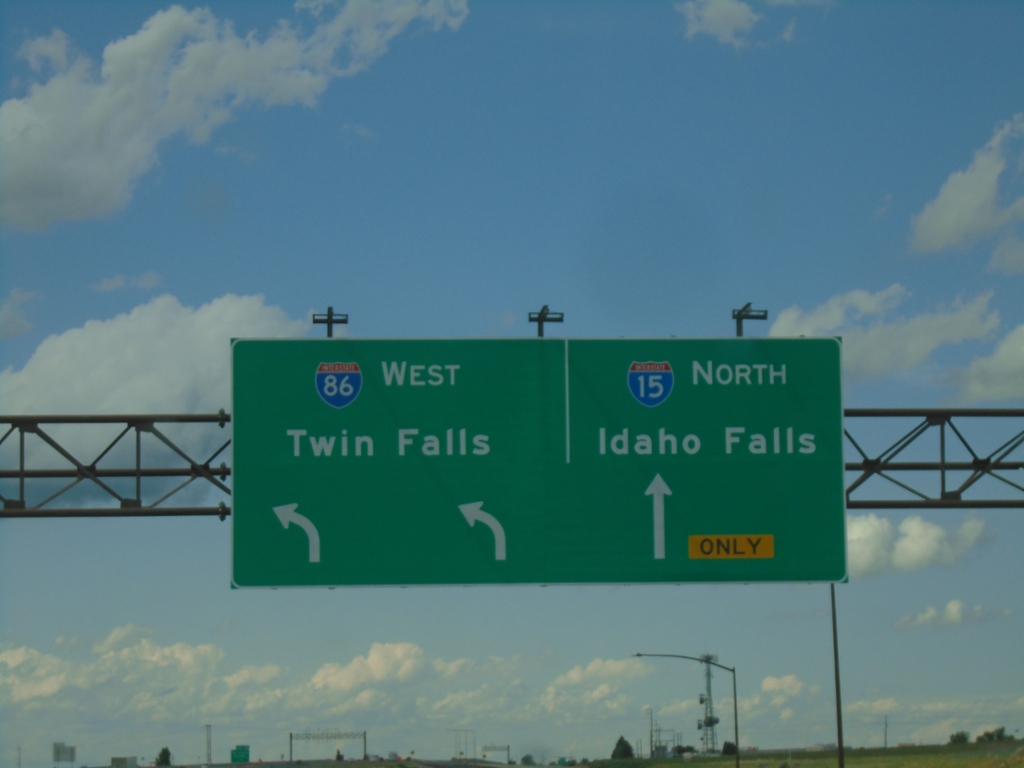 I-15 North at I-86 West