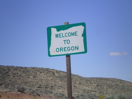 OR-140 West - Welcome To Oregon