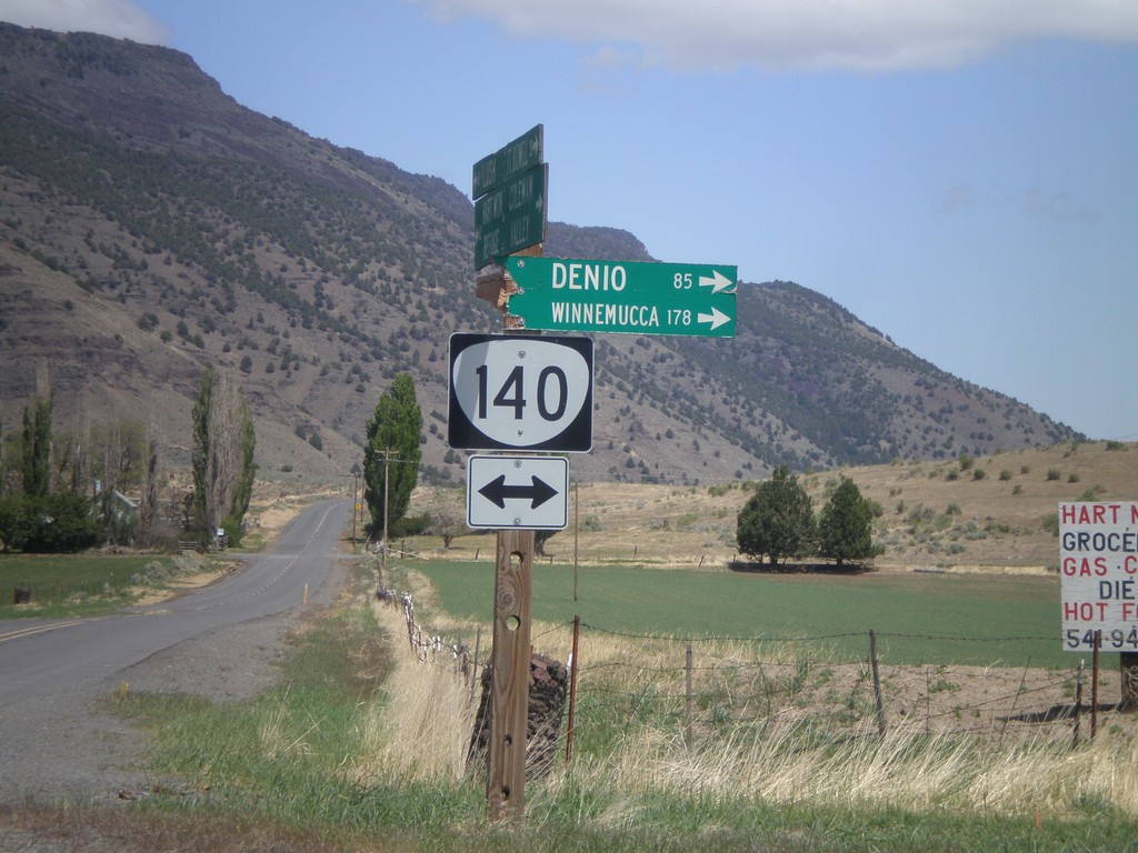 Twentymile Road North at OR-140