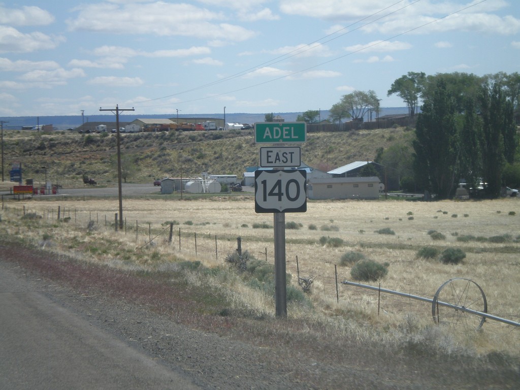 OR-140 East - Entering Adel