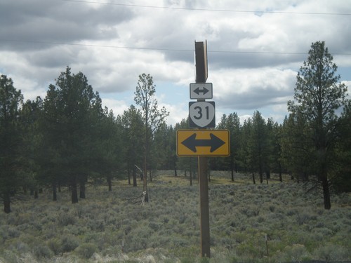 End Fort Rock Road at OR-31