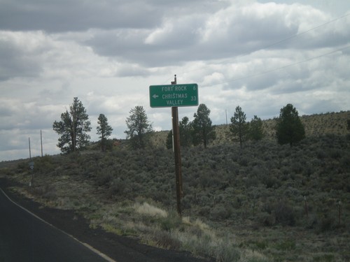 OR-31 South at Fort Rock Jct.