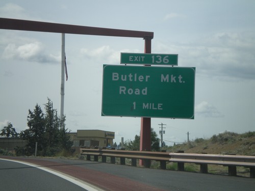 US-97 South Approaching Exit 136