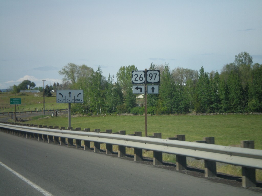 US-97 South/US-26 East at Split