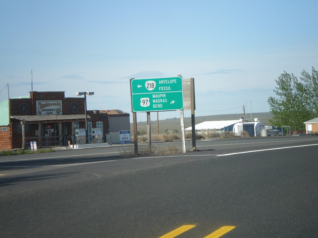 US-97 South at OR-218