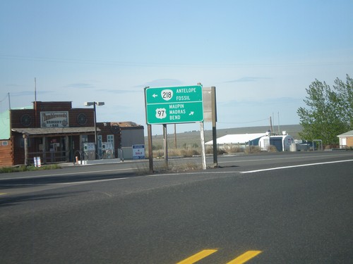 US-97 South at OR-218