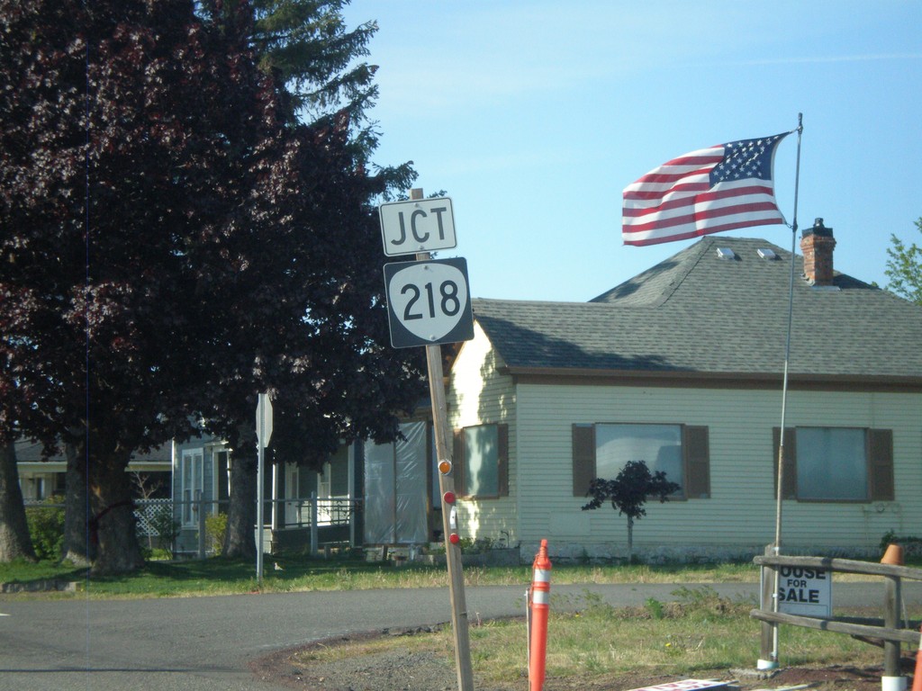 US-97 South Approaching OR-218