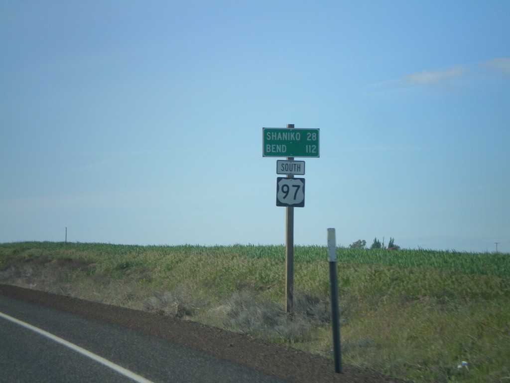 US-97 South - Distance Marker