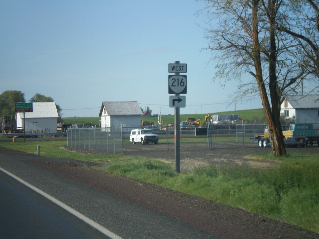 US-97 South Approaching OR-216