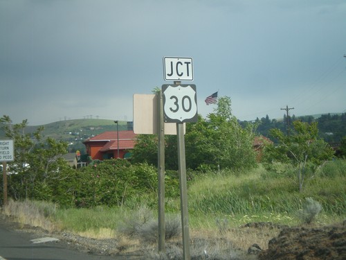 W 2nd St. Approaching US-30