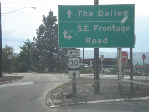 US-30 West at SE Frontage Road