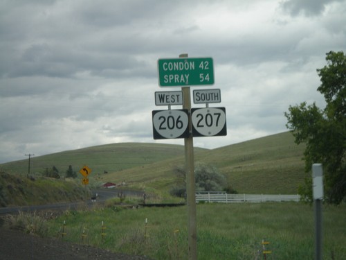 Distance Marker on OR-206/OR-207