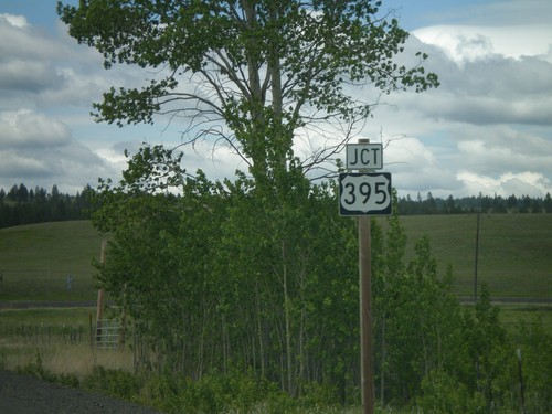 End OR-244 West at US-395