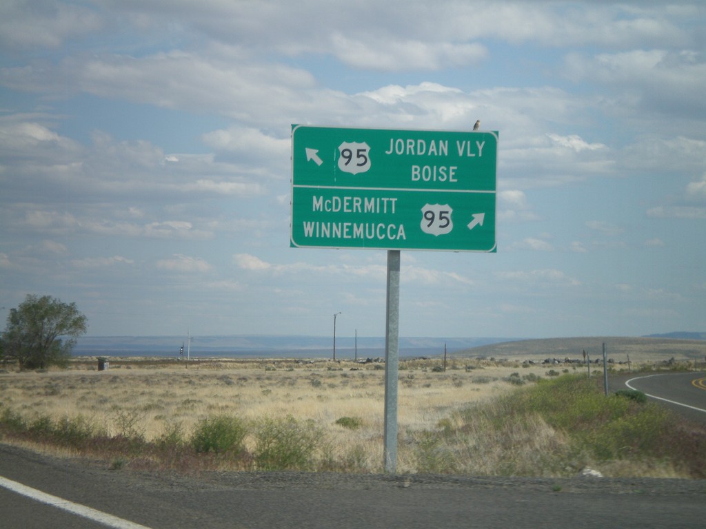 End OR-78 East at US-95