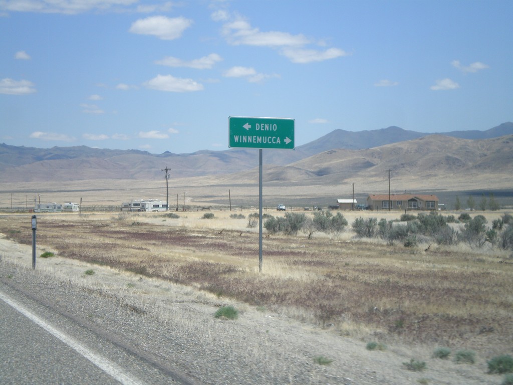 NV-140 East at NV-292 - Denio Junction