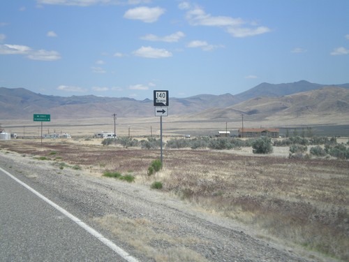 NV-140 East at NV-292 - Denio Junction