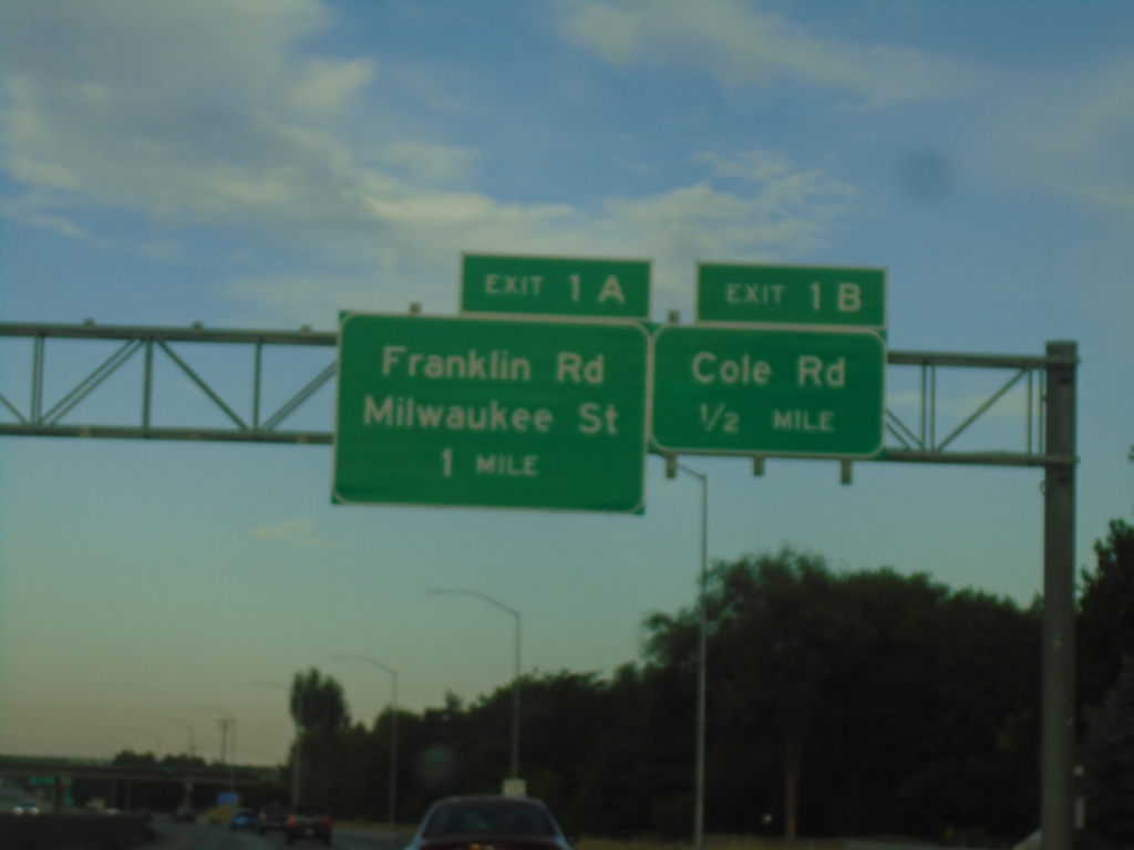 I-184 West - Exits 1B and 1A