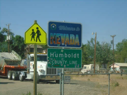 US-95 South - Welcome To Nevada