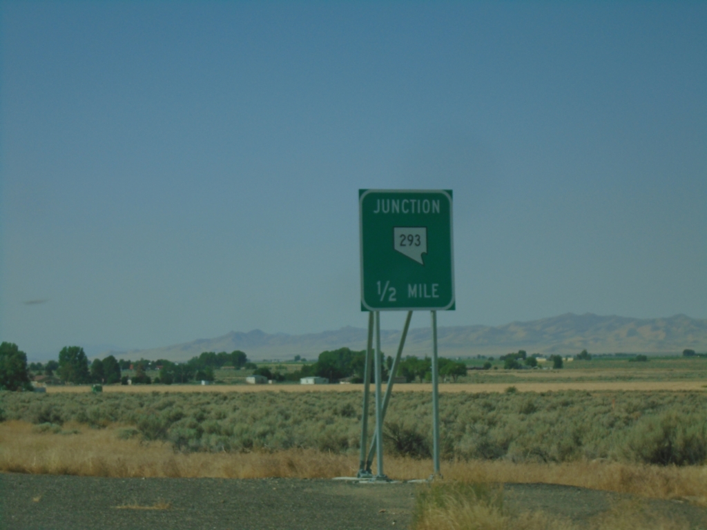 US-95 South Approaching NV-293