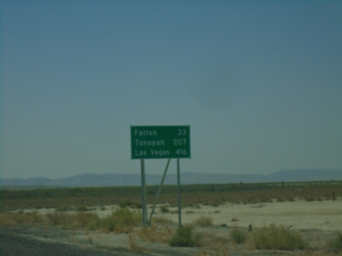 US-95 South - Distance Marker