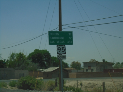 US-95 South - Distance Marker