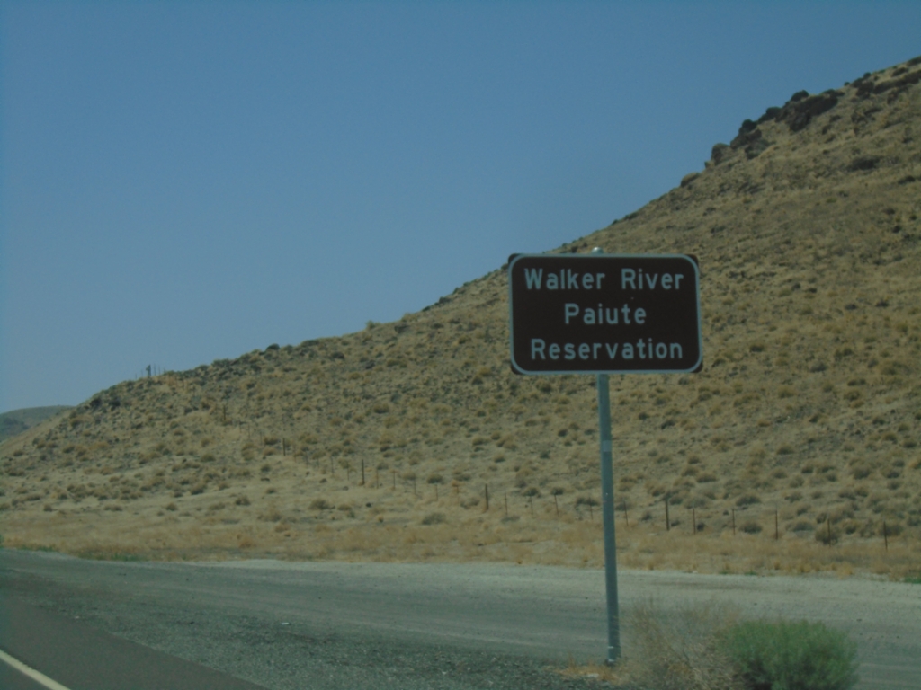 US-95 South - Walker Paiute Indian Reservation