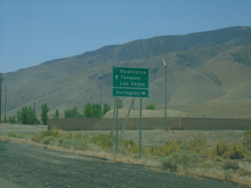 US-95 South Approaching Alt. US-95