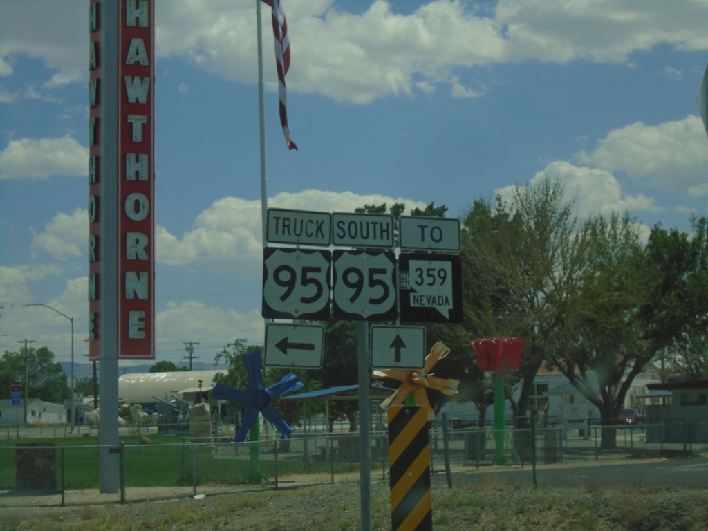 US-95 South at Truck US-95