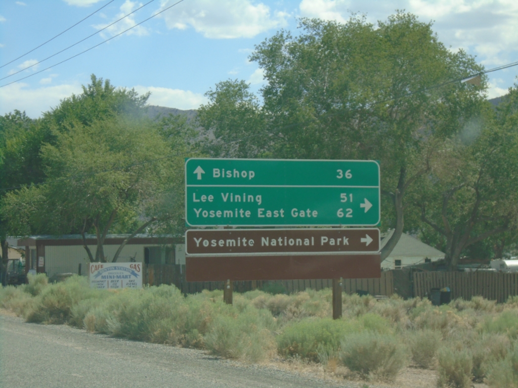 US-6 West at CA-120 West