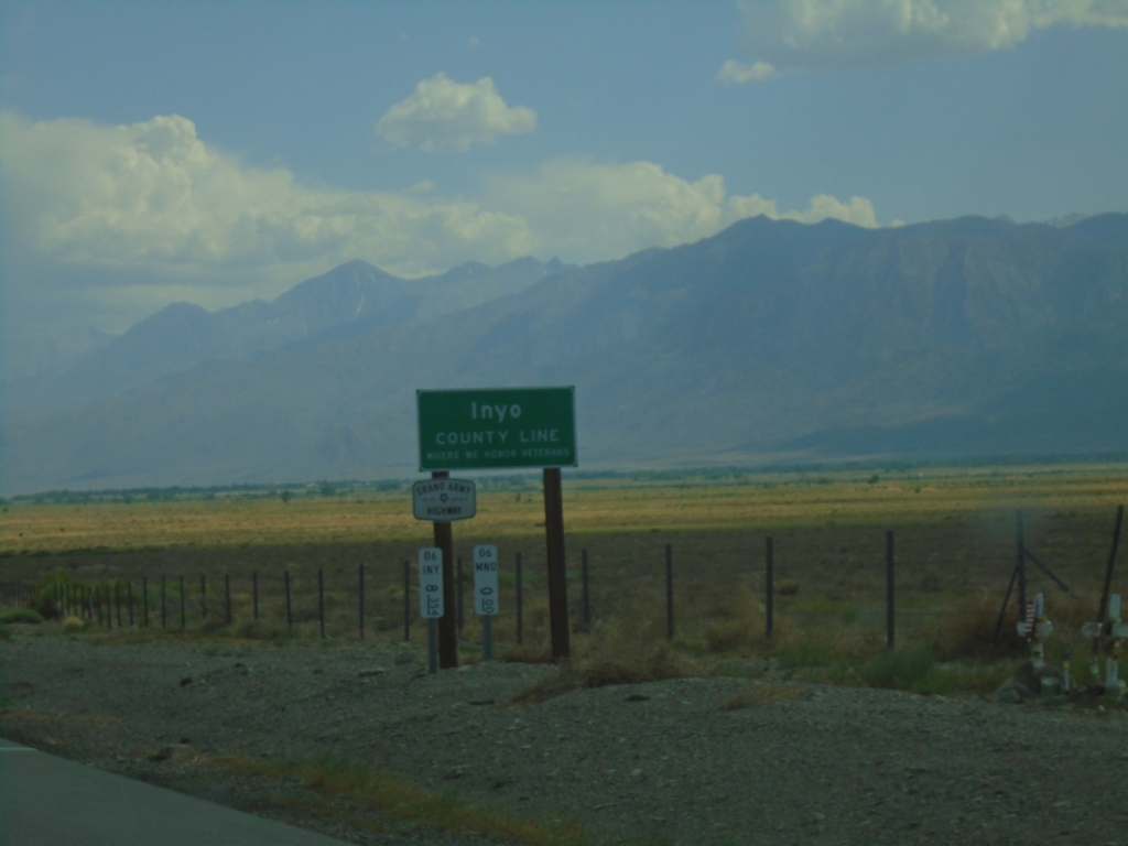 US-6 West - Inyo County Line