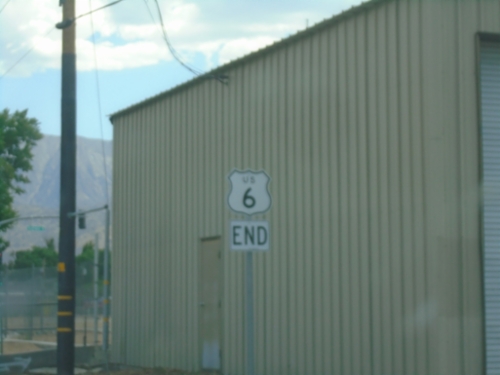 End US-6 West at US-395