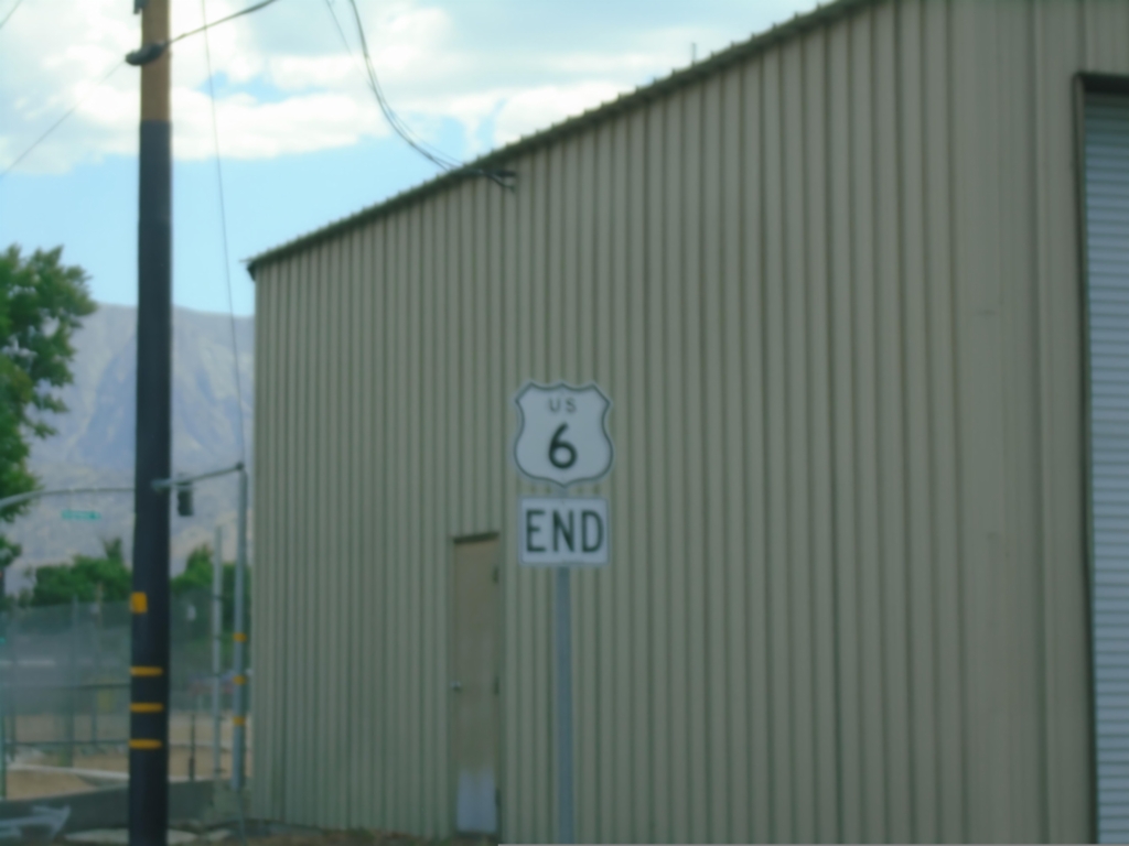End US-6 West at US-395