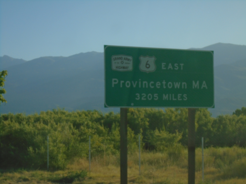 US-6 East - Distance Marker