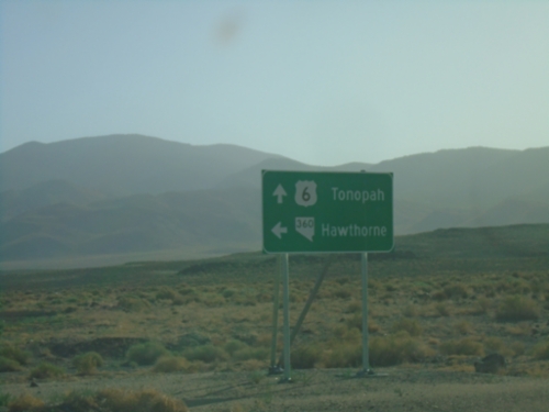 US-6 East at NV-360