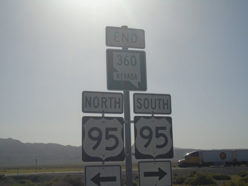 End NV-360 North at US-95