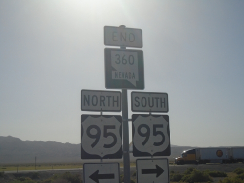 End NV-360 North at US-95