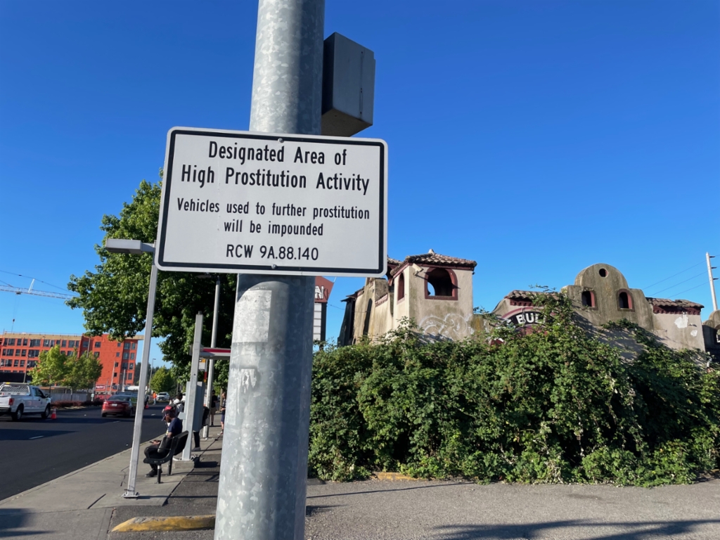 WA-99 South - Designated Area of High Prostitution Activity