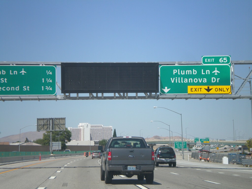 US-395 North Approaching Exit 65