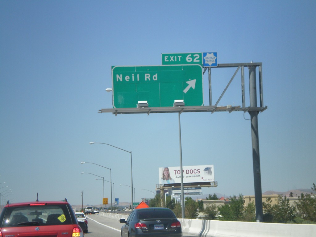 US-395 North - Exit 62