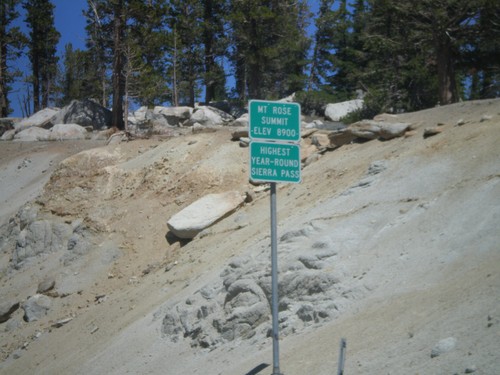 NV-431 East - Mount Rose Summit