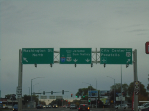 US-30 East/Bus. US-93 North Split - Twin Falls