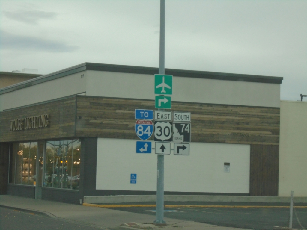 US-30 East at ID-74