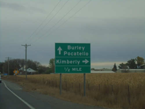 US-30 East Approaching ID-50