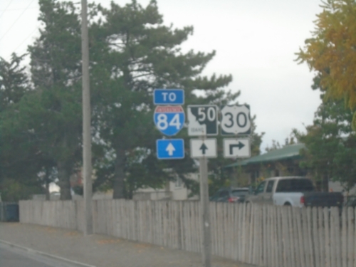 US-30 East Approaching ID-50