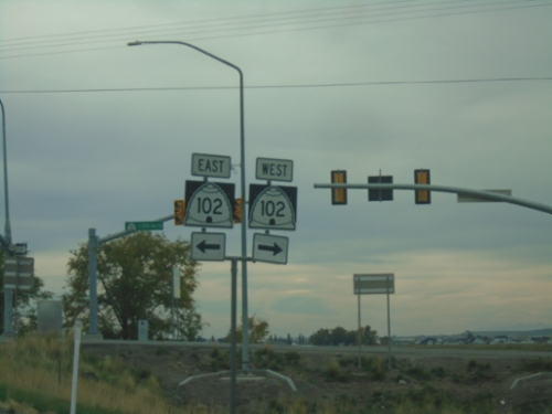 I-84 Exit 40 Offramp at UT-102