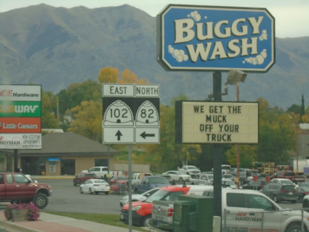 UT-102 East at UT-82 North