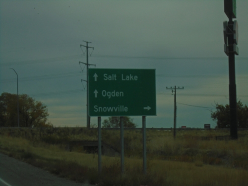 UT-13 South Approaching I-15/I-84