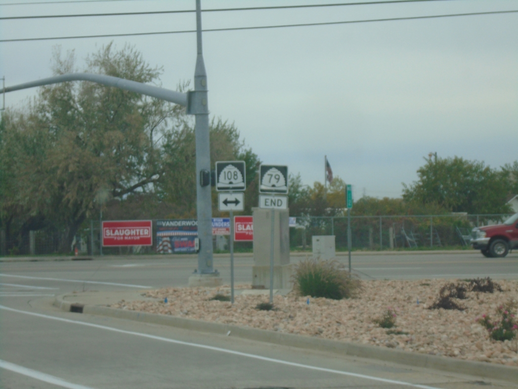 End UT-79 West at UT-108